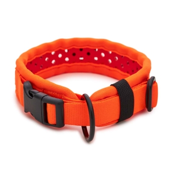 SOFTY Halsband | Länge: 30-36cm | Breite: 3,3cm | Farbe: orange/rot